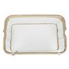 Lit bébé TriBassin vue dessus matelas inclus mesh respirant - Bébé Lova