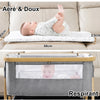 Matelas respirant et doux pour lit bébé cododo avec bébé confortablement installé - Bébé Lova