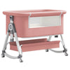 Lit bébé cododo 3-en-1 rose pastel avec design doux et élégant pour chambre bébé - Bébé Lova