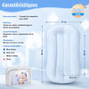 Dimensions détaillées du coussin nid bébé pliable avec informations techniques - Bébé Lova