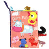 Animaux tissu ClothBook premières découvertes couleurs textures - Bébé Lova