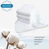 Lot de 10 couches lavables en coton absorbant et respirant avec fibres naturelles douces - Bébé Lova