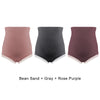 AdjustPanties lot 3 culottes Bean Sand Gray Rose Purple maternité grossesse - Bébé Lova