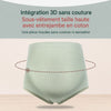 Infographie MamaPanties intégration 3D sans couture entrejambe coton - Bébé Lova
