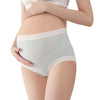 BreathPanties culotte gris pâle côtelée taille haute respirante maternité - Bébé Lova