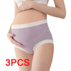 BreathPanties lot 3 culotte lilas côtelée taille haute respirante maternité - Bébé Lova