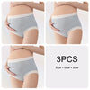 BreathPanties trio Blue monochrome maternité respirante taille haute grossesse - Bébé Lova