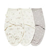 Ensemble de langes swaddle beige avec motifs moutons et étoiles douces - Bébé Lova
