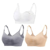 Lot de 3 soutiens-gorge d’allaitement blanc, gris et beige - Bébé Lova