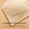 Détail du tissu sans couture doux et respirant du soutien-gorge d’allaitement - Bébé Lova