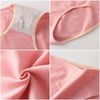 Détail CottonPanties texture coton rose entrejambe couture maternité - Bébé Lova