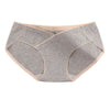 CottonPanties culotte coton gris clair vue plat maternité grossesse - Bébé Lova