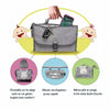 Matelas à langer portable AquaMom gris avec poche d'accès rapide pour téléphone et clés, s'installe sur le siège auto et range les lingettes - Bébé Lova