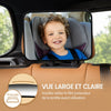 Miroir bébé grand angle avec vue large et claire en voiture - Bébé Lova