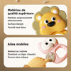 Jouets suspendus sensoriels du mobile berceau avec textures douces et ailes mobiles - Bébé Lova