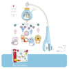 Mobile berceau projecteur bleu avec veilleuse et accessoires suspendus pour bébé - Bébé Lova