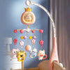 Mobile berceau rose avec veilleuse lumineuse et personnages suspendus pour bébé - Bébé Lova