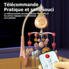 Télécommande du mobile berceau veilleuse permettant de régler les sons et la lumière - Bébé Lova