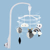 Boîte à musique suspendue avec rotation douce et jouets contrastés noir et blanc pour berceau bébé - Bébé Lova