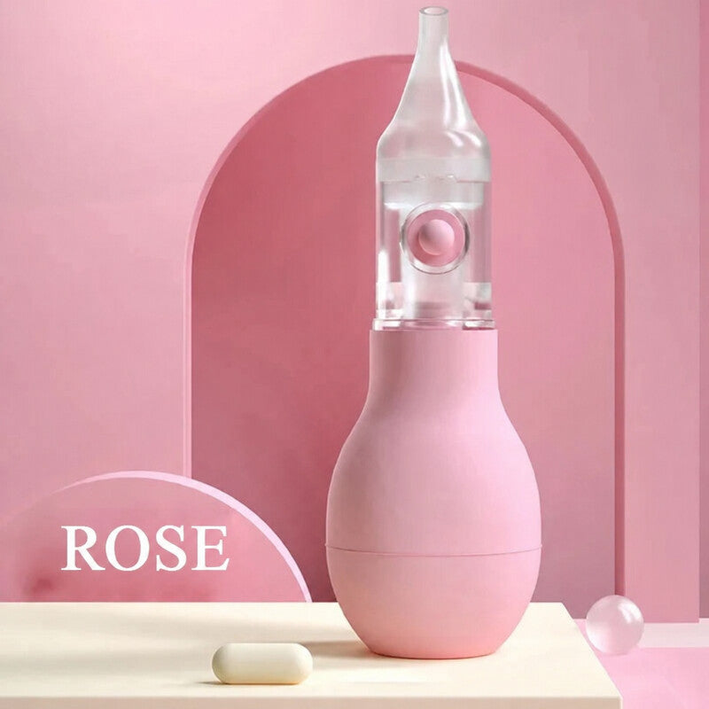 Mouche-bébé aspirateur nasal anti-reflux coloris rose - Bébé Lova
