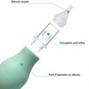 Vue éclatée des composants du mouche-bébé en silicone souple avec poire d'aspiration - Bébé Lova