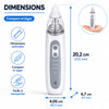 Dimensions compactes du mouche-bébé électrique rechargeable facile à transporter au quotidien - Bébé Lova