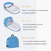 NestPod bienfaits sommeil paisible protection moustiquaire et sac pliable - Bébé Lova
