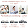 Différentes positions de l'oreiller d'allaitement ajustable pour bébé - Bébé Lova