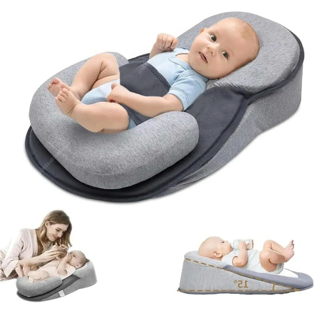 Oreiller incliné anti-reflux SlopeNest composition principale 15 degrés bébé - Bébé Lova