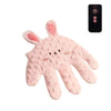 Oreiller main tapotante bébé PalmRest lapin coloris rose avec télécommande - Bébé Lova