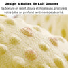 Gros plan sur la texture ultra douce à bulles de la peluche tapotante bébé - Bébé Lova