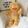 Grande peluche bonhomme pain d’épices décorative dans une chambre cosy - Bébé Lova