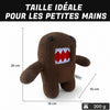 Dimensions détaillées de la peluche monstre kawaii Funny Domo adaptée aux petites mains - Bébé Lova