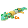 Peluche musicale caméléon verte avec anneau de dentition pour bébé - Bébé Lova