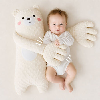Peluche ours tapotante avec mouvements simulés pour calmer bébé en douceur - Bébé Lova