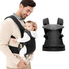 Porte-bébé 4 saisons multi-positions porté par un papa avec vue du produit - Bébé Lova