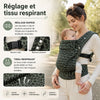 Réglage rapide et tissu respirant du porte-bébé ergonomique ErgoLova - Bébé Lova