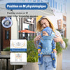 Assise physiologique en position M du porte-bébé ergonomique pour les hanches de bébé - Bébé Lova