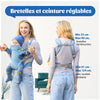 Bretelles et ceinture réglables du porte-bébé ergonomique pour tous les parents - Bébé Lova