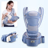 Porte-bébé ergonomique hipseat coloris bleu clair - Bébé Lova