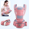 Porte-bébé ergonomique hipseat coloris rose - Bébé Lova