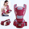 Porte-bébé ergonomique hipseat coloris rouge bordeaux - Bébé Lova