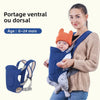 Porte-bébé ergonomique multiposition BabyFlex adapté aux bébés de 0 à 24 mois - Bébé Lova
