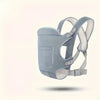 Porte-bébé ergonomique multiposition BabyFlex coloris gris avec bretelles réglables - Bébé Lova