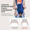 Porte-bébé ergonomique multiposition BabyFlex favorisant la position naturelle en M des jambes - Bébé Lova