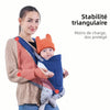 Porte-bébé ergonomique multiposition BabyFlex avec répartition stable du poids et maintien renforcé - Bébé Lova