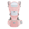 Porte-bébé ergonomique multiposition coloris rose avec tissu respirant - Bébé Lova