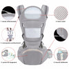 Détails des matériaux respirants, poche de rangement et système de fixation renforcé - Bébé Lova