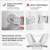 Comparatif de la boucle coulissante intégrale du KangaBaby et protection du cou en V - Bébé Lova