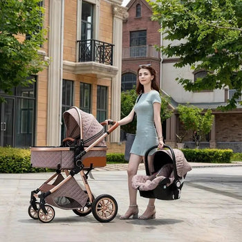 Cosy amovible transporté séparément à côté de la poussette 3 en 1 - Bébé Lova